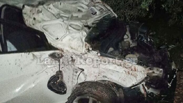 Νεαροί έφεραν τούμπες με το αυτοκίνητο