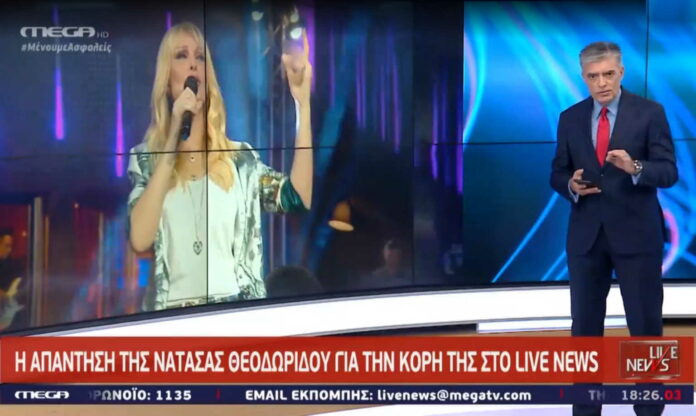 Νατάσα Θεοδωρίδου στο LiveNews