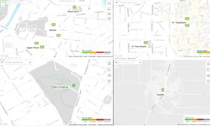 Χάρτης Wifi hot spot Λάρισα
