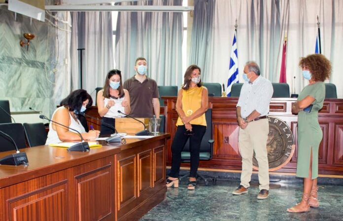 Τα μέλη του Δημοτικού Συμβουλίου Νεολαίας του Δ. Λάρισας